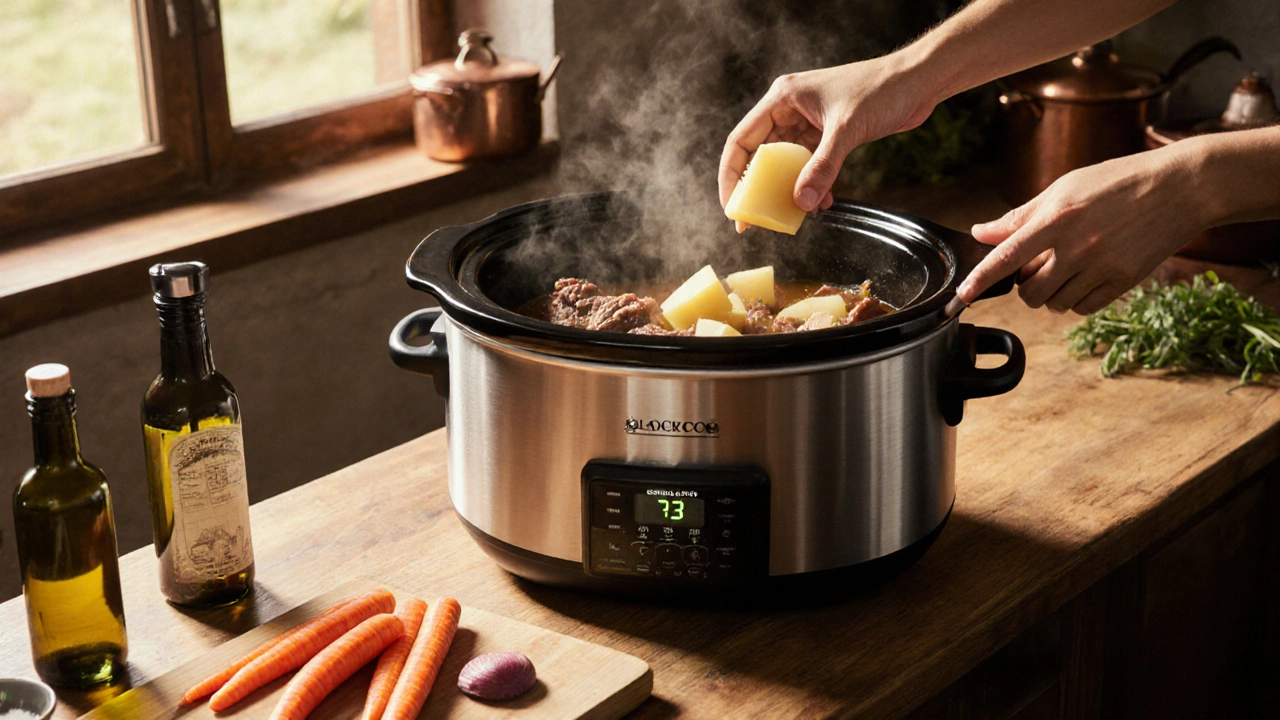When to Add Potatoes and Carrots to a Slow Cooker for Perfect Texture