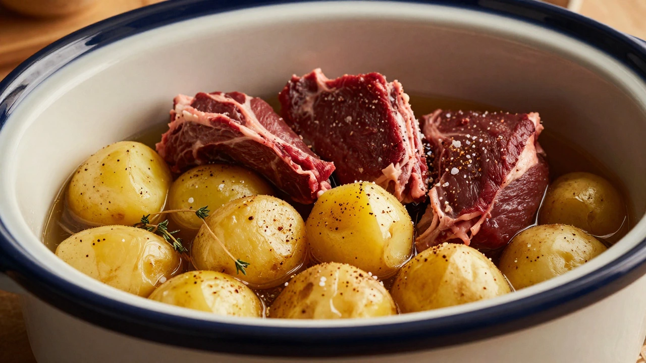 Do Potatoes Go on Top or Bottom of Meat in a Crockpot? The Truth